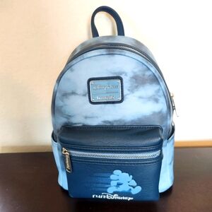 Loungefly  Disney Parks Run Disney Tie Dye mini backpack